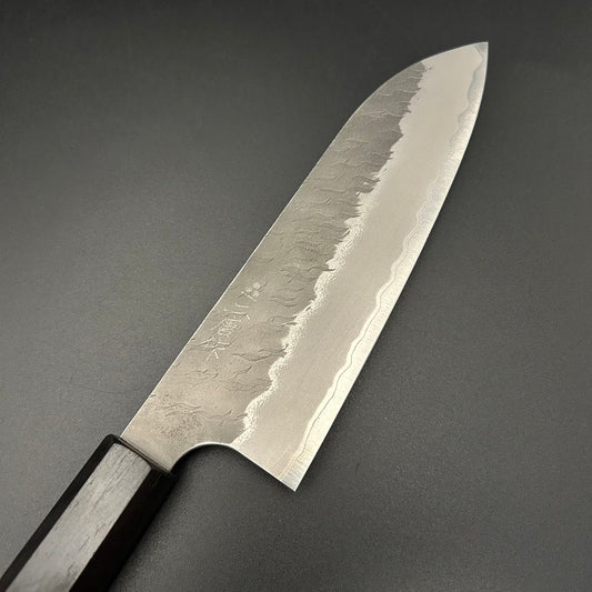 Santoku Super-Blue Rosewood 165mm