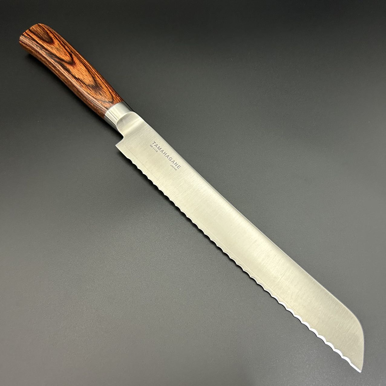 Bread Knife 3-Ply Polished Pakkawood 230mm