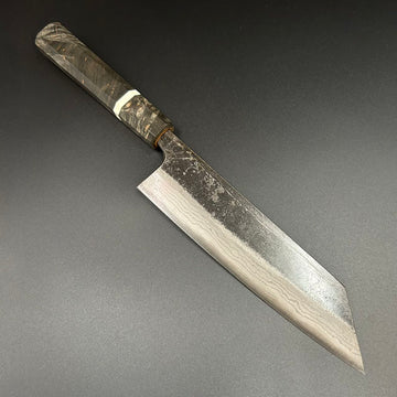 Bunka Blue-2 Damascus Resin 180mm