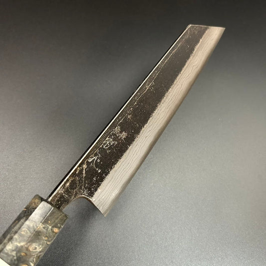 Bunka Blue-2 Damascus Resin 180mm