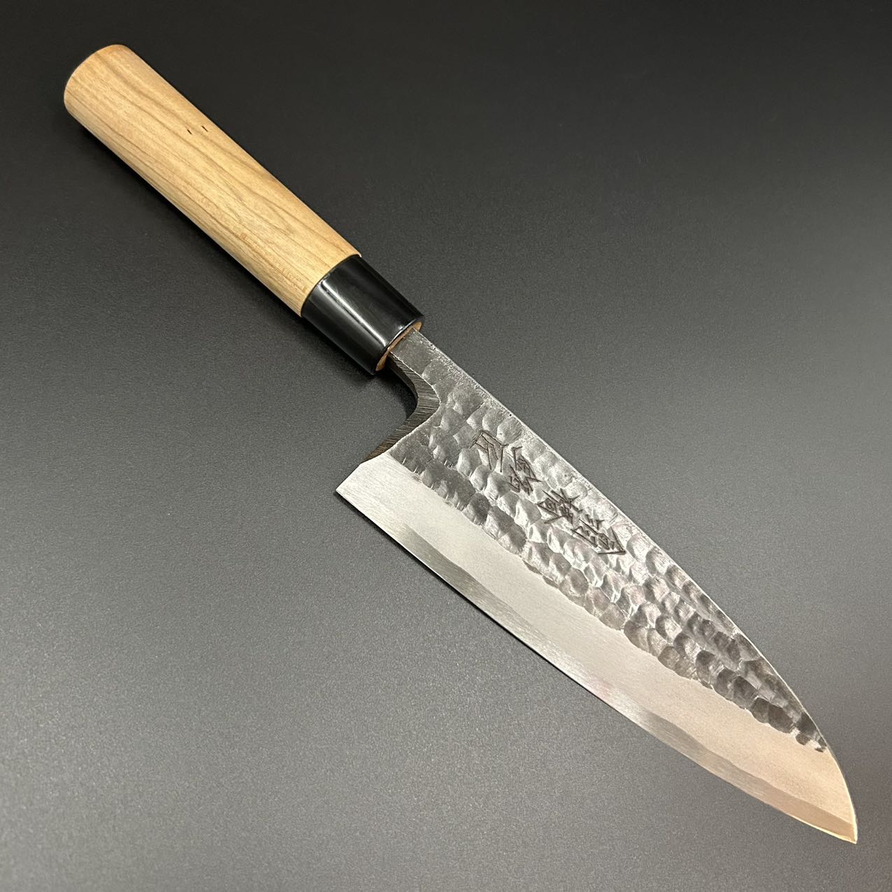 Deba White-steel-2 Tsuchime Wood 165mm