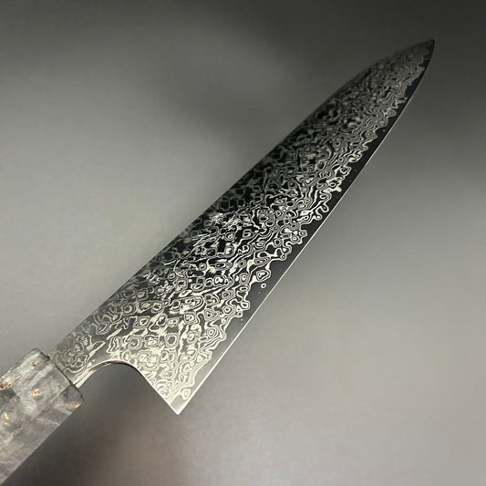 Gyuto ATS-34 Nickel Damascus Resin 210mm