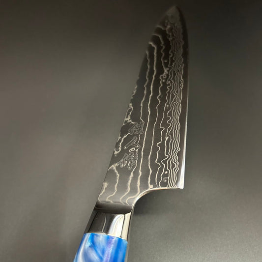 Gyuto CoSP Damascus Western 210mm Blue