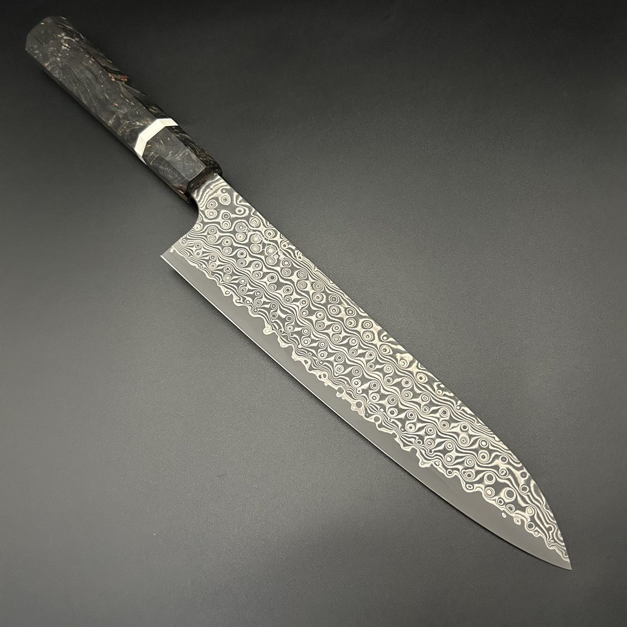 Gyuto SG2 Damascus Walnut Resin 240mm