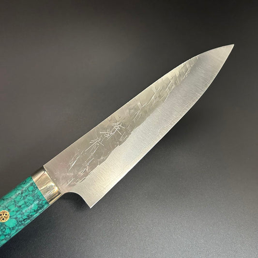 Gyuto SRS13 Tsuchime Turquoise Western 180mm