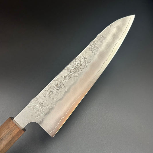 Gyuto Silver-3 Nashiji Rosewood 180mm 2-Handle-Type