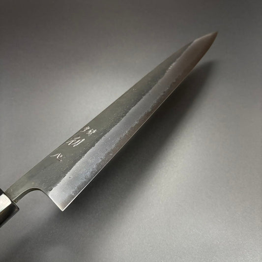 Gyuto Super-Blue Kurouchi Damascus Yuzu 240mm