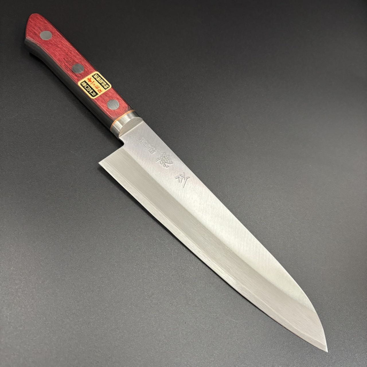 Gyuto Super-Blue Polished Western 180mm