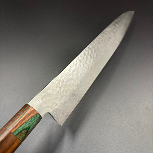 Gyuto VG10 Damascus Tsuchime Rosewood 240mm