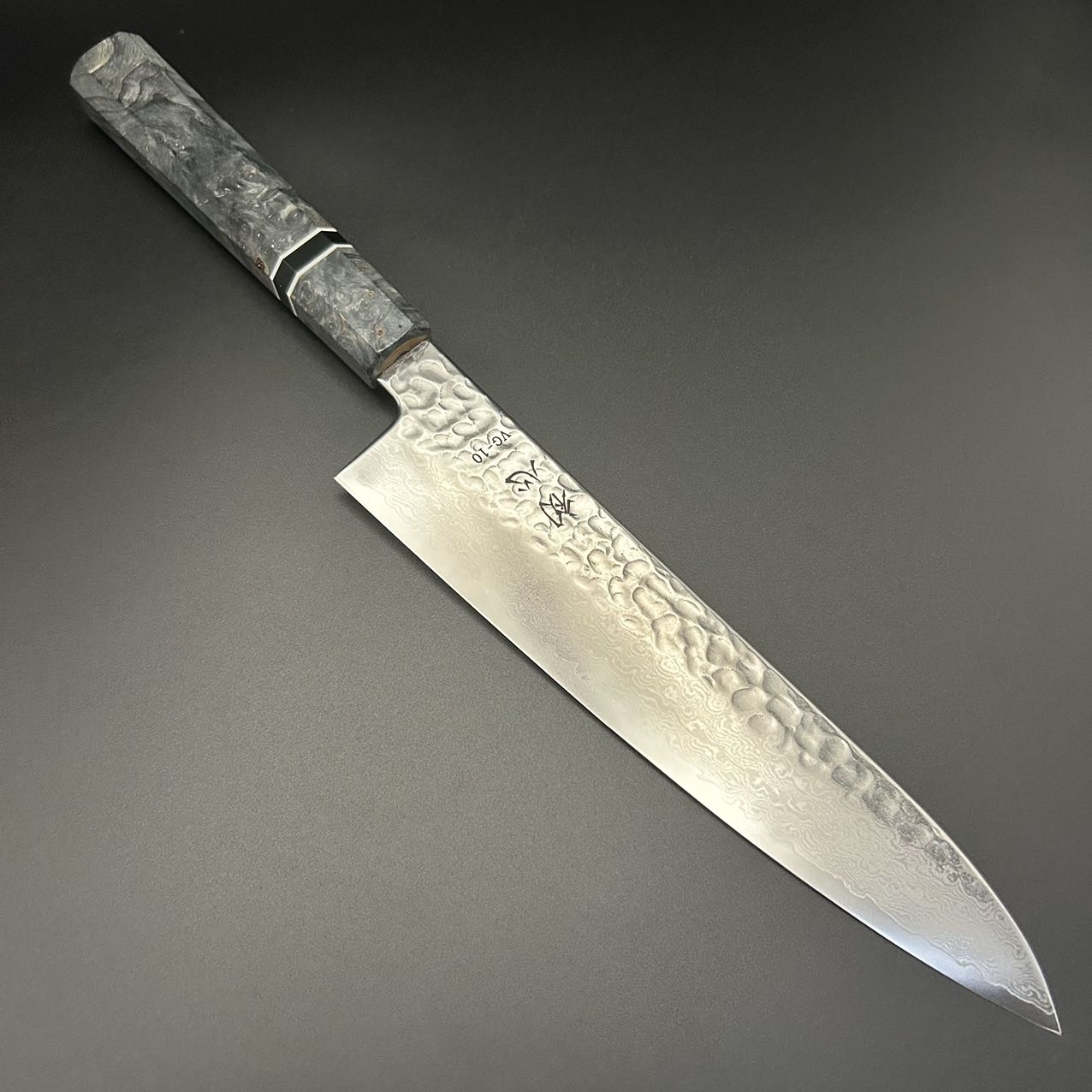 Gyuto VG10 Damascus Walnut-Resin 210mm 2-Handle-Type