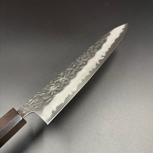 Gyuto White-1 Tsuchime Ebony 180mm