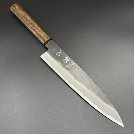 Gyuto Blue-2 Kurouchi Rosewood 210-240mm 2-Handle-Type