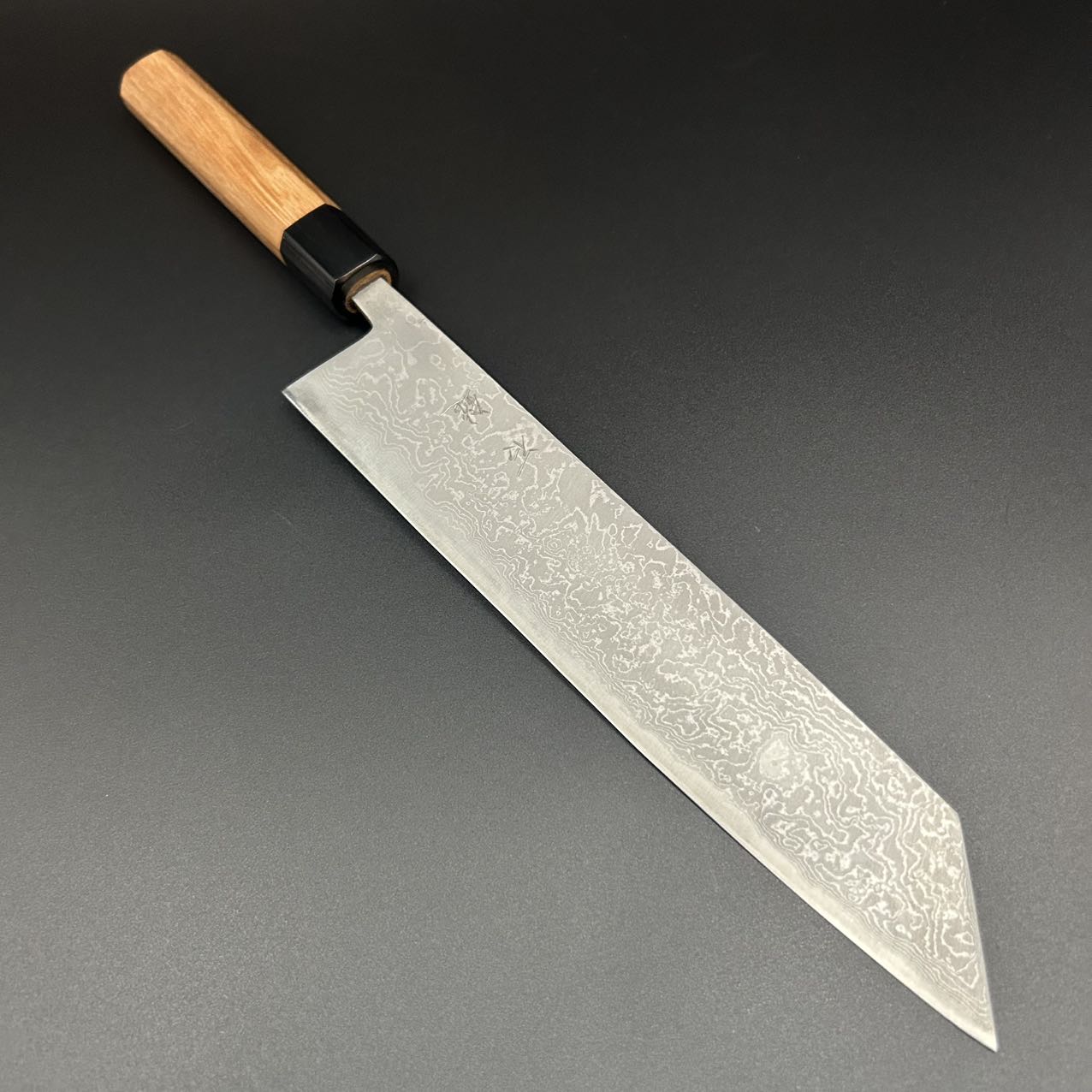 Kiritsuke Blue-2 Damascus walnut 240mm