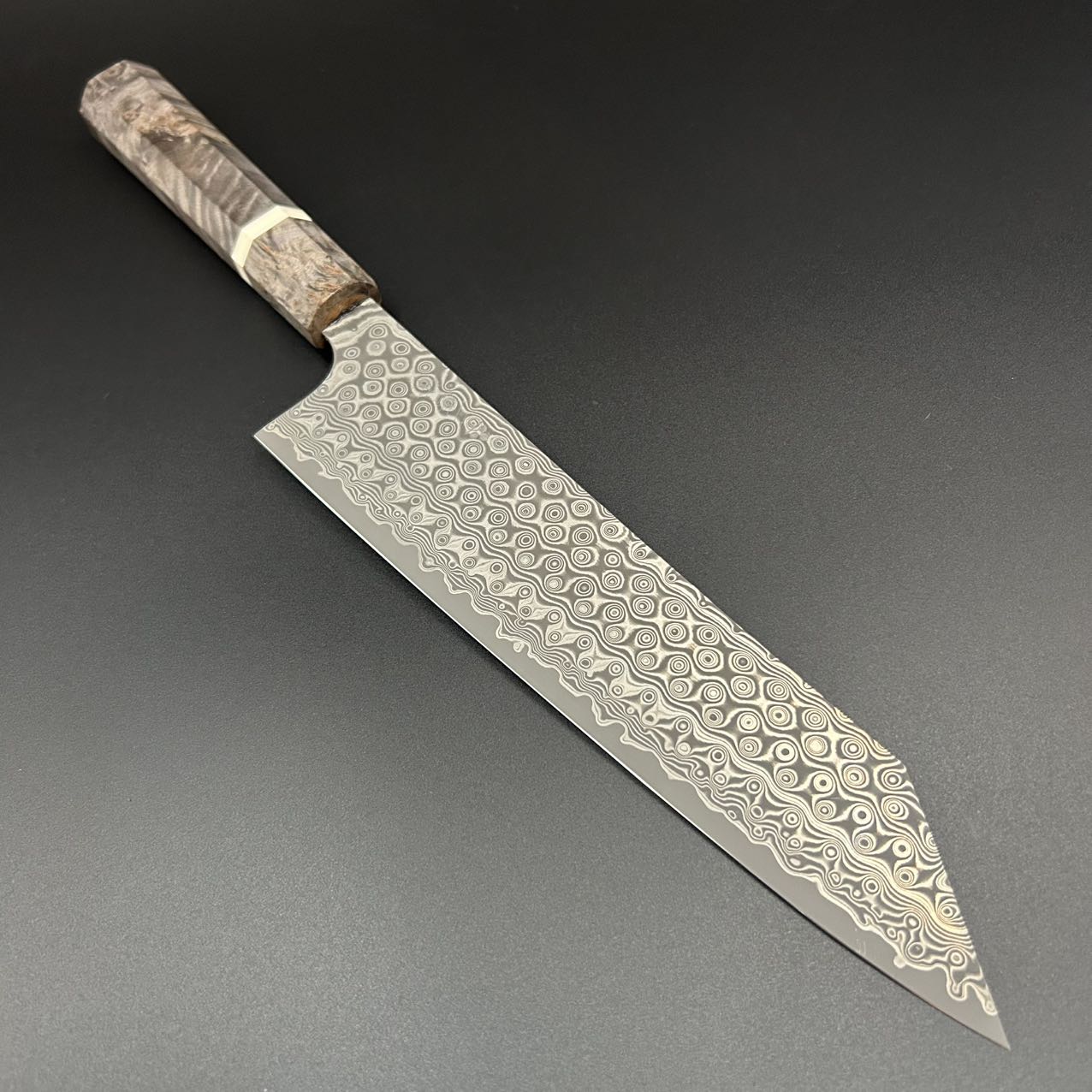 Kiritsuke Gyuto SG2 Damascus Walnut Resin 240mm