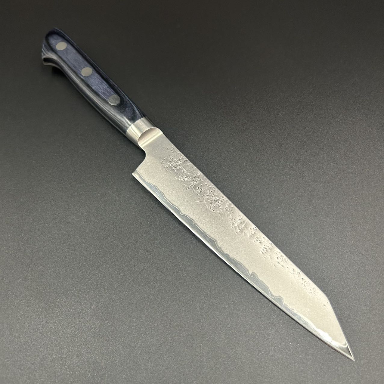 Kiritsuke Petty Blue-2 Nashiji Western 145mm