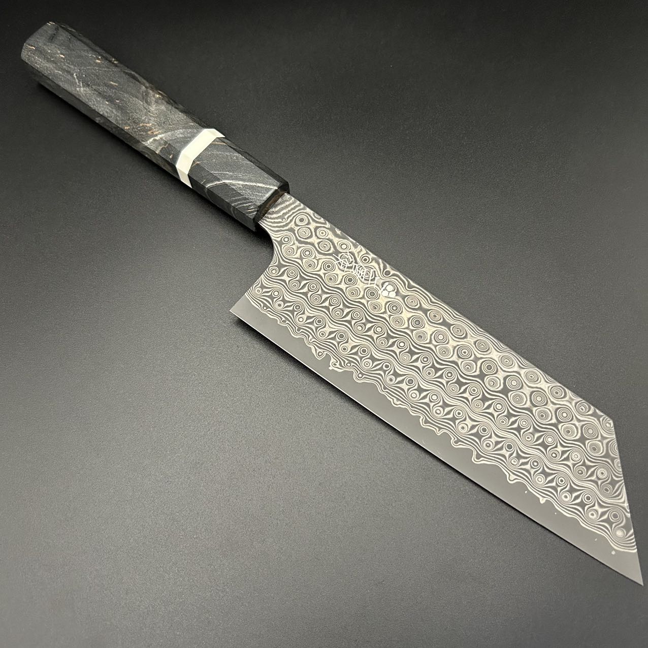 Kiritsuke Nakiri SG2 Damascus Walnut Resin 180mm