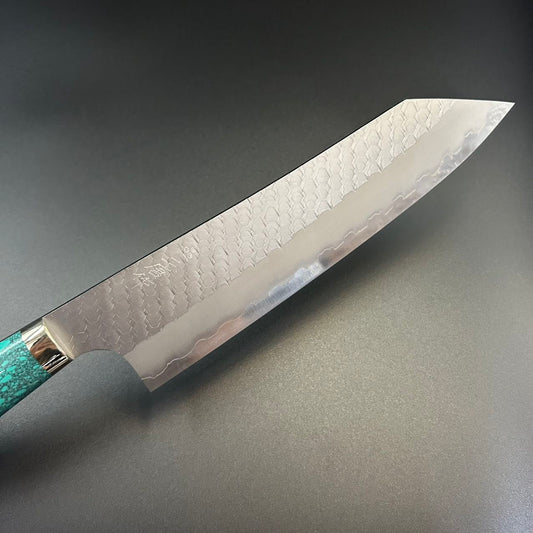 Kiritsuke SG2 Tsuchime Turquoise Western 210mm