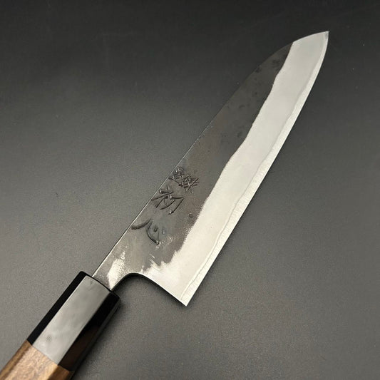 Gyuto White steel #2 Yuzu black buffalo 180mm