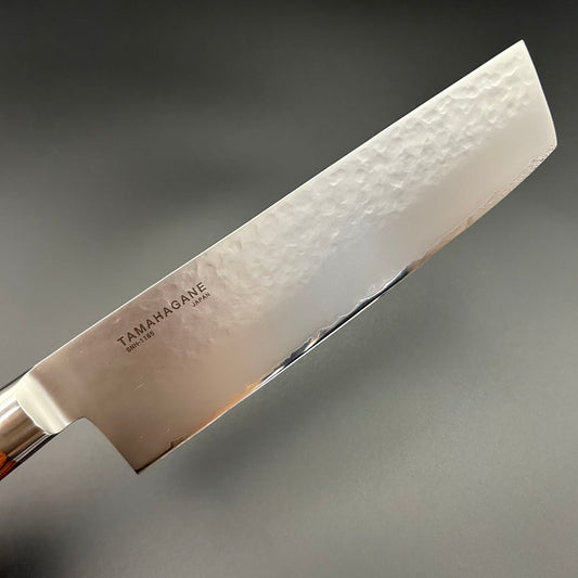 Nakiri 3-Ply Tsuchime Pakkawood 180mm