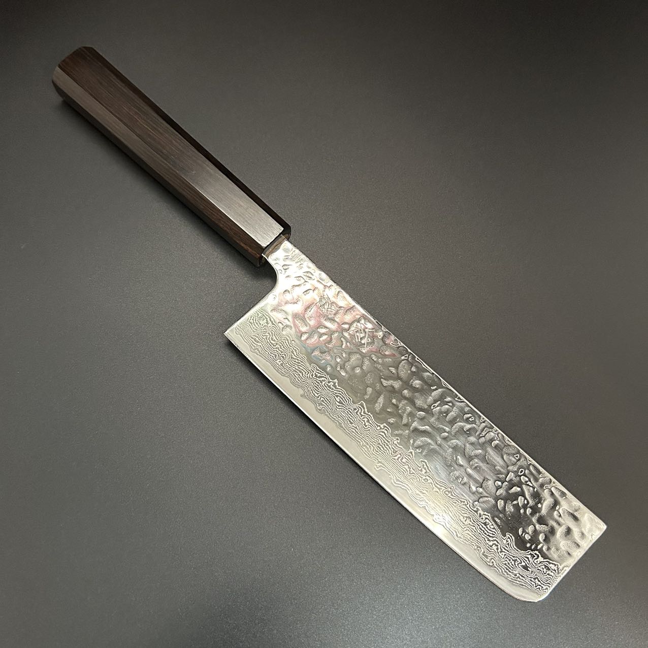 Nakiri AUS-10 Tsuchime Damascus Rosewood 165mm