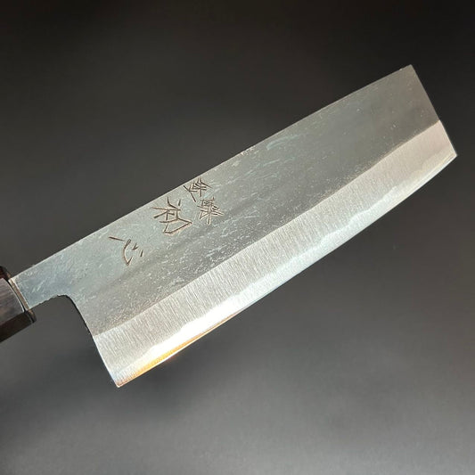 Nakiri Blue-2 Kurouchi Rosewood 165mm