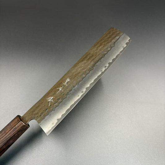 Nakiri Super-Blue Tsuchime Ebony 160mm