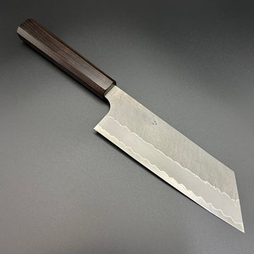 Nakiri Super-Blue Tsuchime Rosewood 180mm