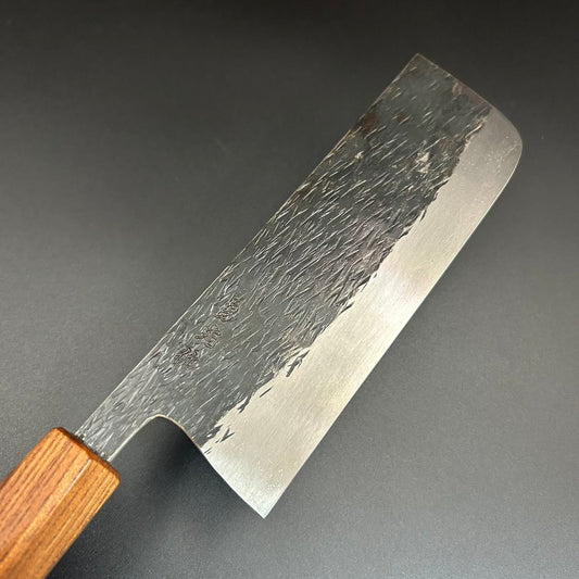 Nakiri Super-Blue Tsuchime Wood 165mm