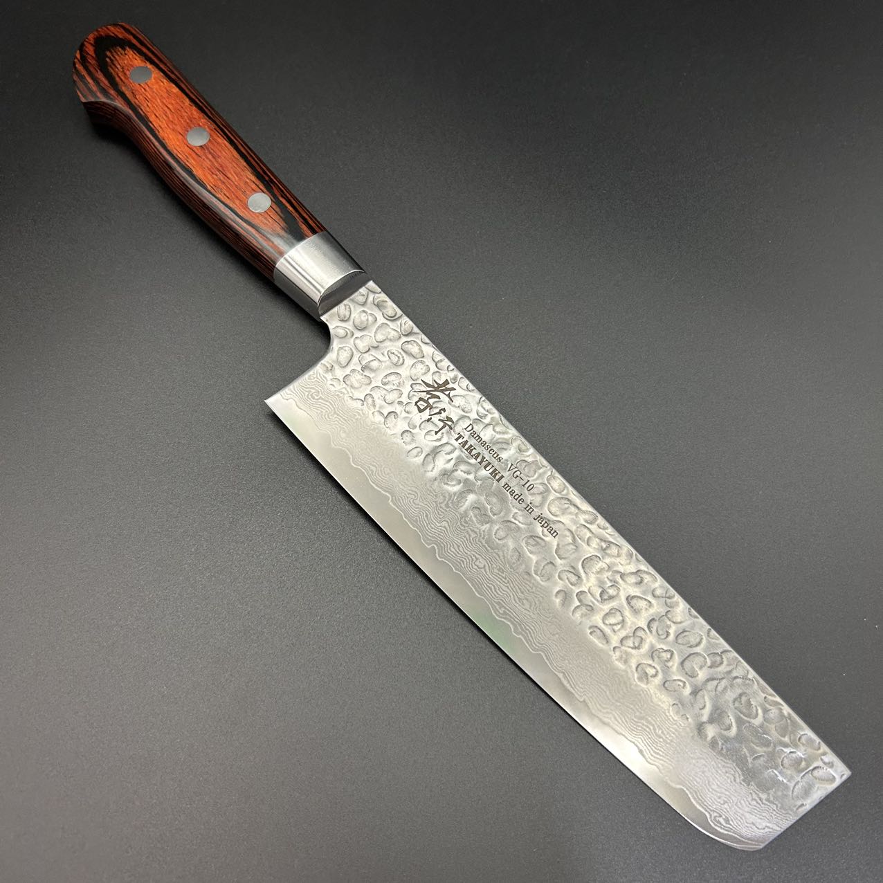 Nakiri VG10 Damascus 33-Layers Western 165mm