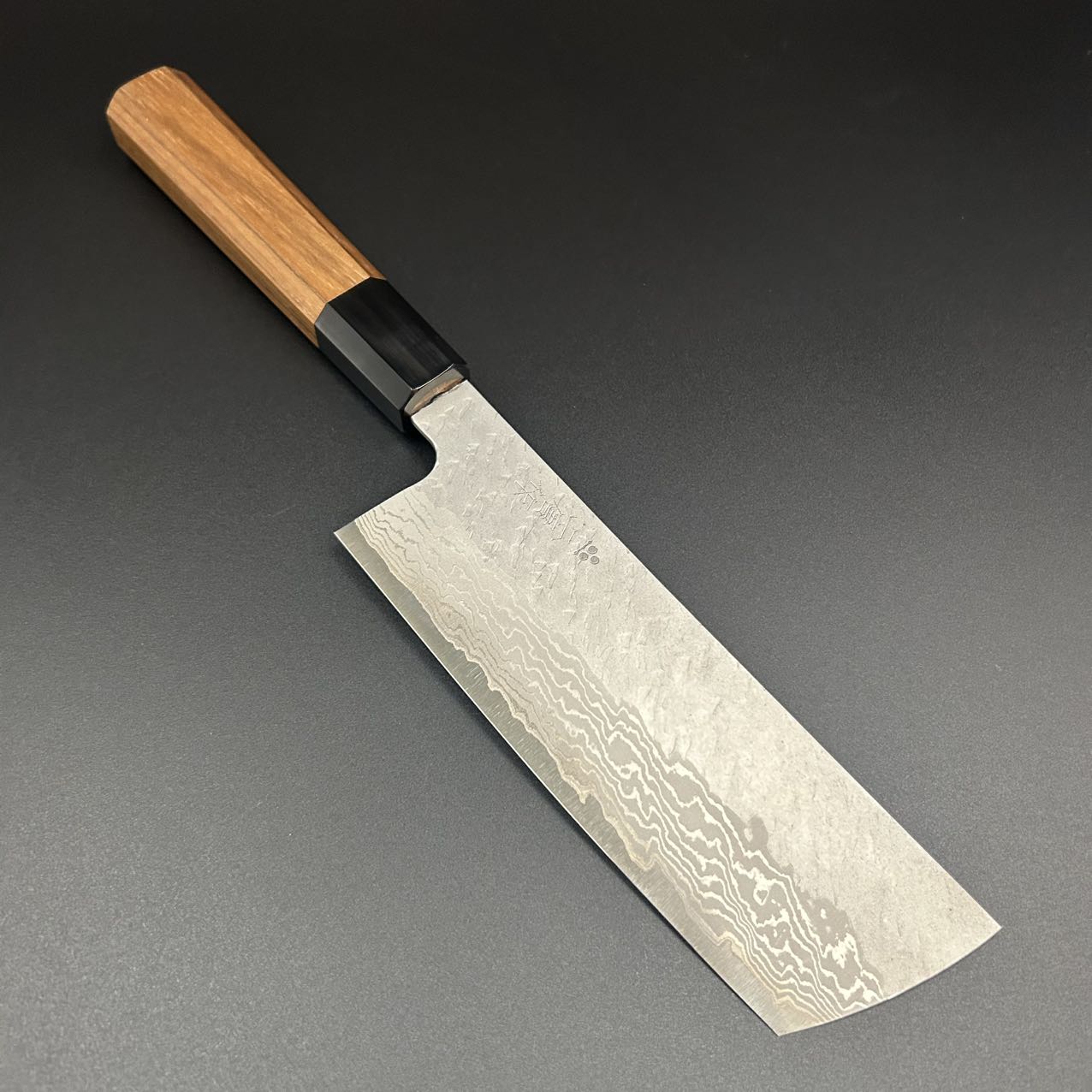 Nakiri VG10 Damascus Tsuchime 165㎜ 2-Handle-Type