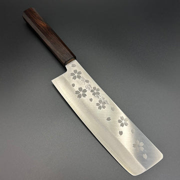 Nakiri VG10 Polished Rosewood 180mm