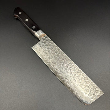 Nakiri VG10 Tsuchime Damascus Western 160mm