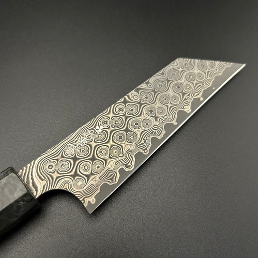 Paring knife SG2 Damascus Walnut Resin 120mm