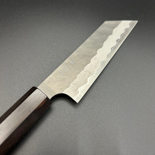 Paring knife Super-Blue Tsuchime Rosewood 120mm