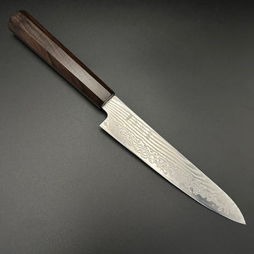 Petty ATS-34 Nickel Damascus Rosewood 150mm