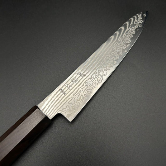 Petty ATS-34 Nickel Damascus Rosewood 150mm