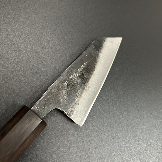 Petty Bunka Blue-2 Kurouchi Ebony 80mm