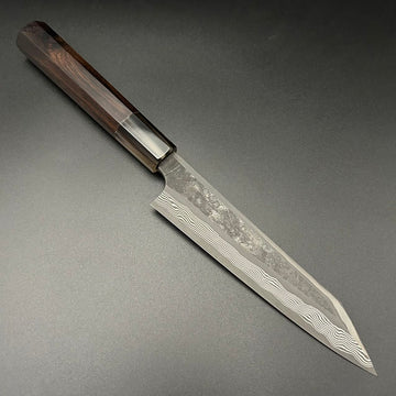 Petty Stainless Silver 3 Damascus Rosewood White Buffalo 150mm