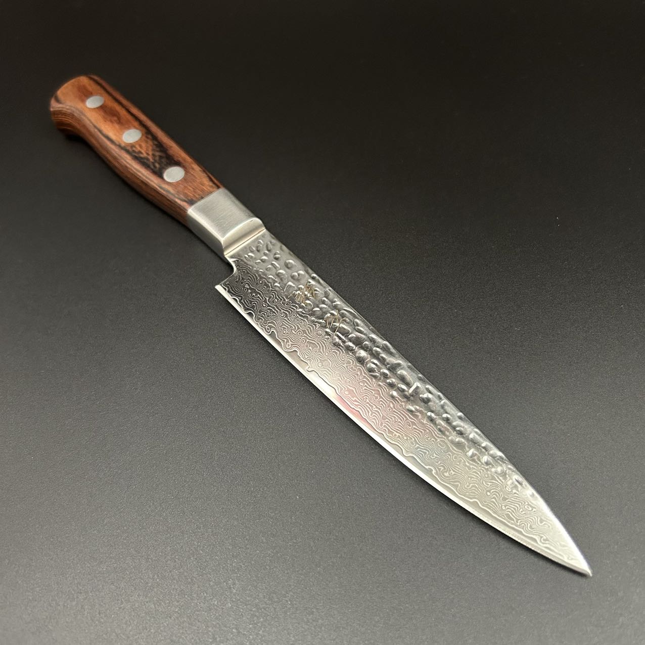 Petty VG10 Damascus-Tsuchime Western 135mm