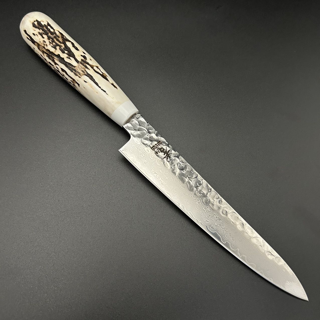 Petty VG10 Damascus Deer Antler 150mm