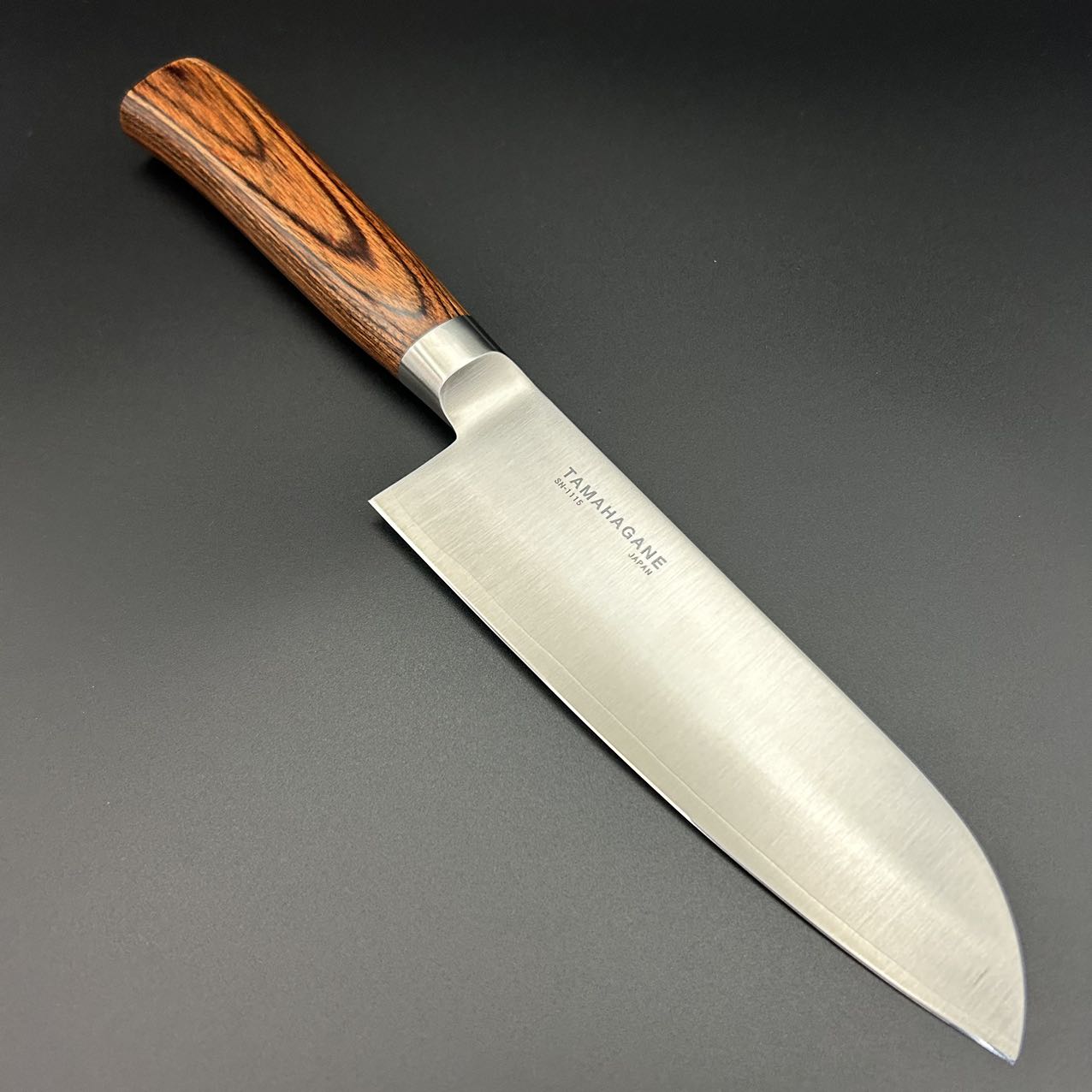 Santoku 3-Ply Polished Pakkawood 160mm