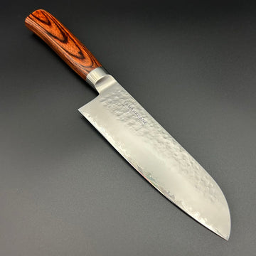 Santoku 3-Ply Tsuchime Pakkawood 160mm