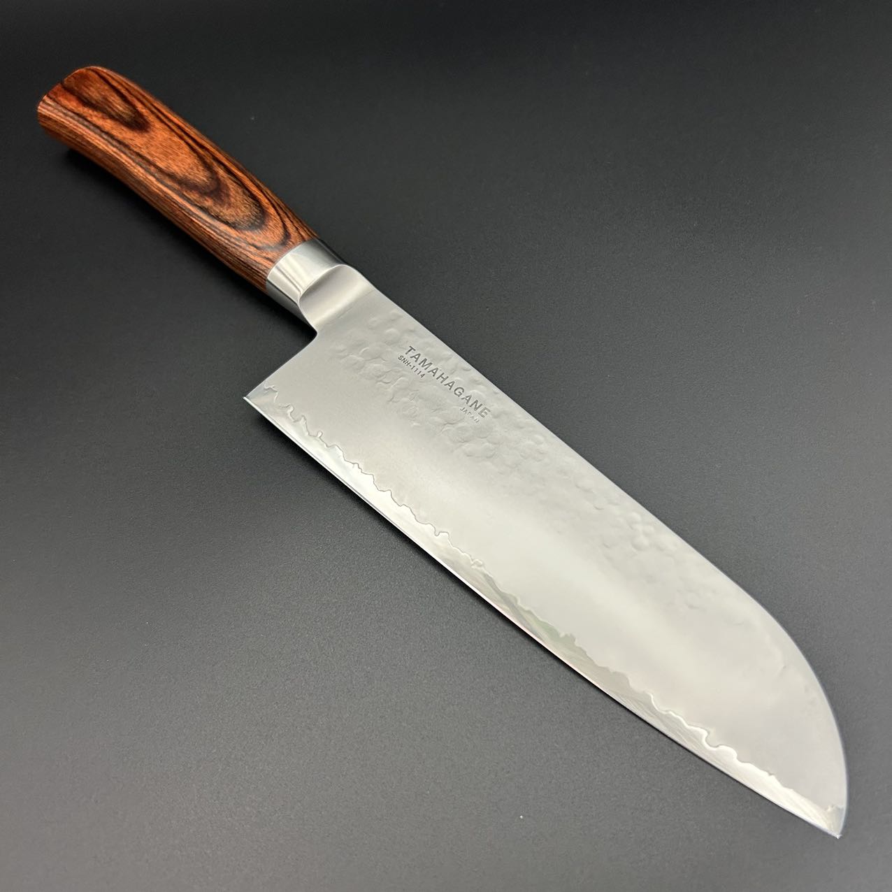 Santoku 3-Ply Tsuchime Pakkawood 175mm