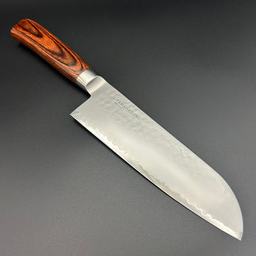 Santoku 3-Ply Tsuchime Pakkawood 175mm