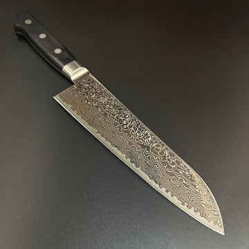 Santoku AUS-10 Damascus Western 180mm 2-Colors