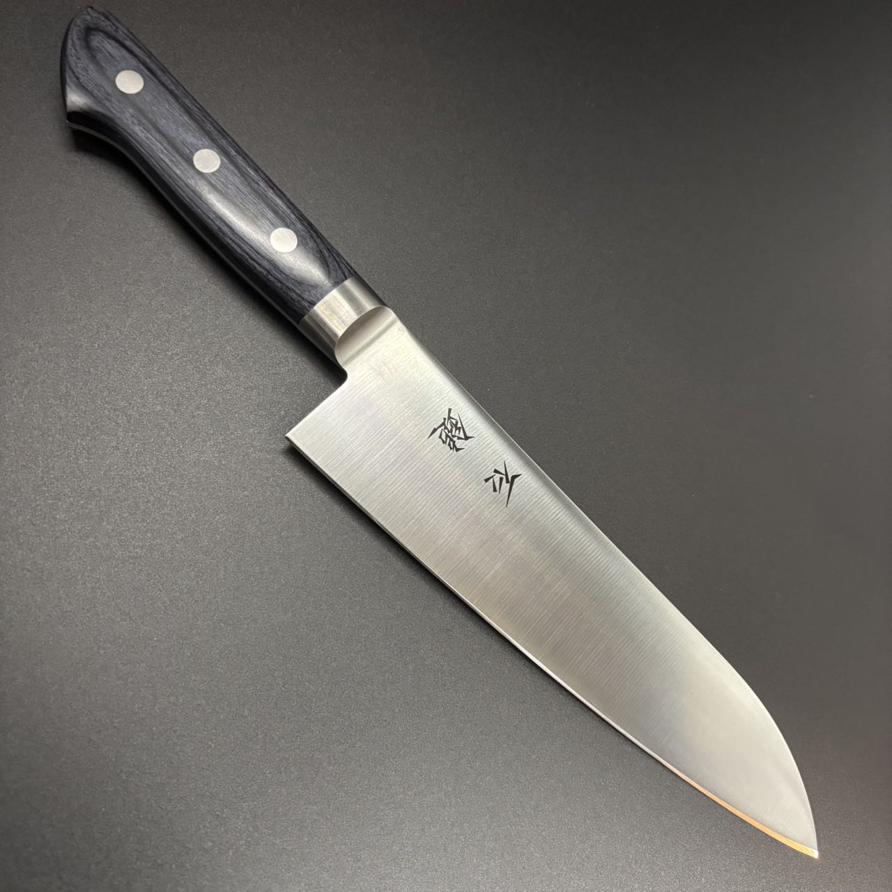 Santoku AUS-8 Polished Western 180mm