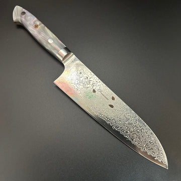 Santoku SG2 Damascus Western 175mm Color