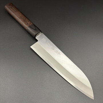 Santoku Super-Blue Polished Rosewood 170mm