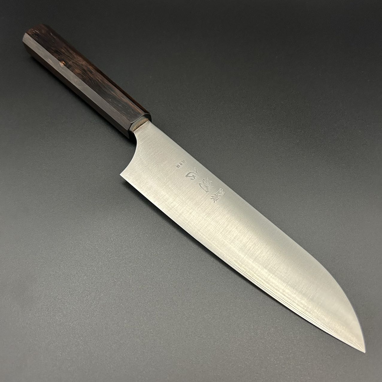 Santoku Super-Blue Polished Rosewood 180mm