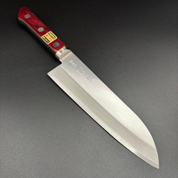 Santoku Super-Blue Polished Western 170mm